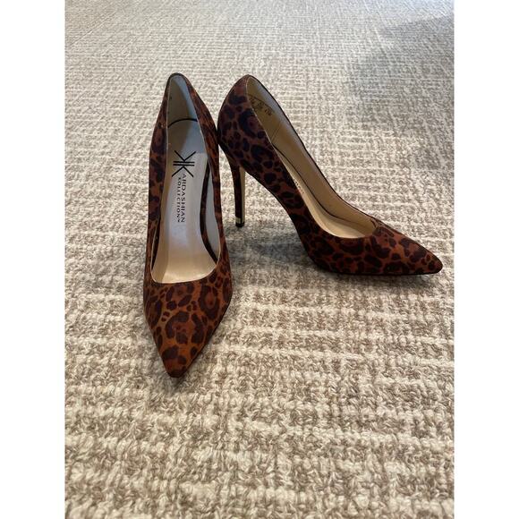 New KARDASHIAN Leopard Print 4” Stilleto Heels Sz 6 - Picture 1 of 6